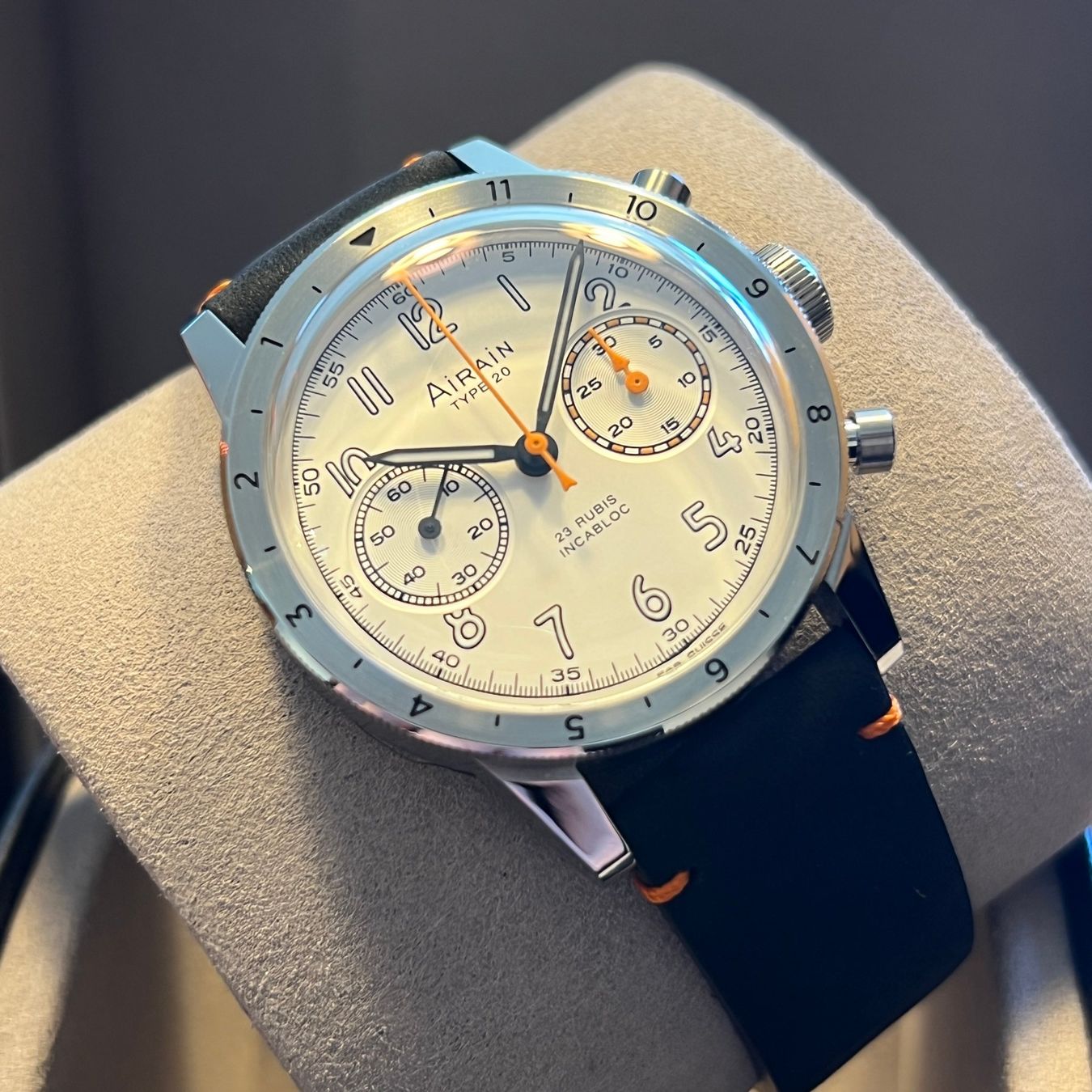Orologi: Airain Type 20 Ace Chronograph Full Set 428.440 – Usato da Carouge GE venduto da Watchaser 7