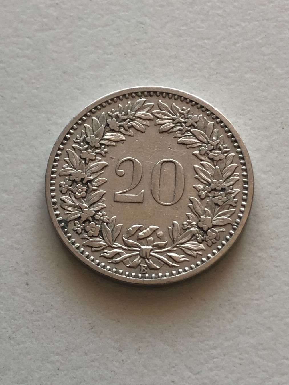 Alle Münzen: 20 Rp. 1884 – Gebraucht aus Schötz von Odpa 1