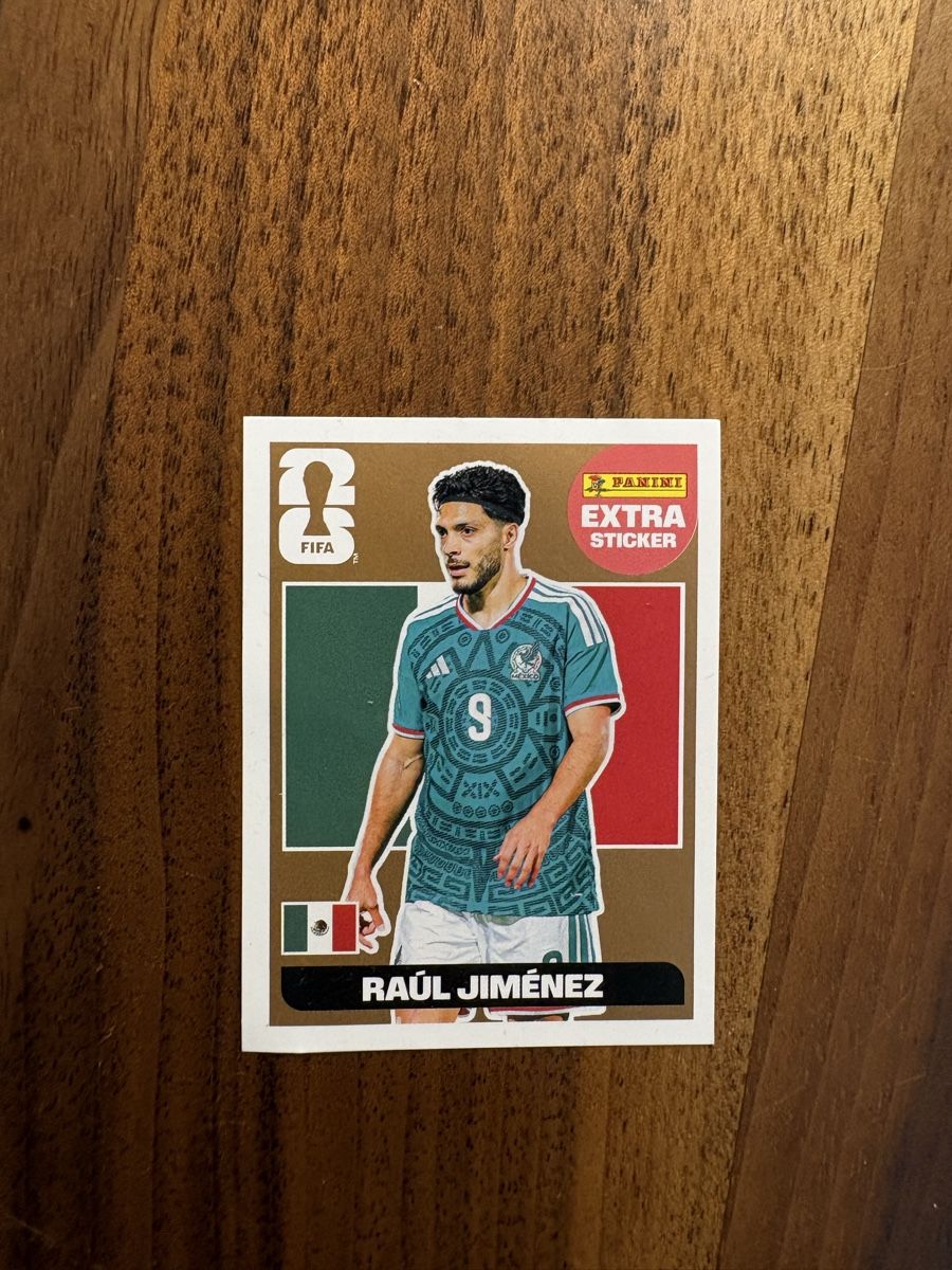 Panini Carte collezionabili: Panini WM 2026 Extra Sticker Raúl Jiménez – Nuovo (secondo la descrizione) da Menznau venduto da Hetfield85