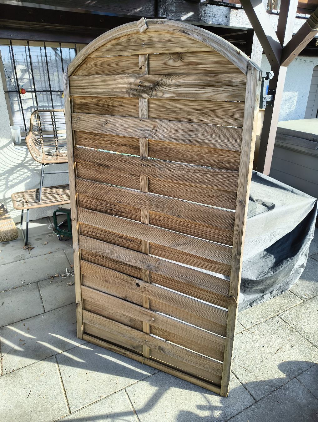 Articoli in legno: 98x180cm Sichtschutz Holz – Usato da Schaffhausen venduto da mat_dfm8