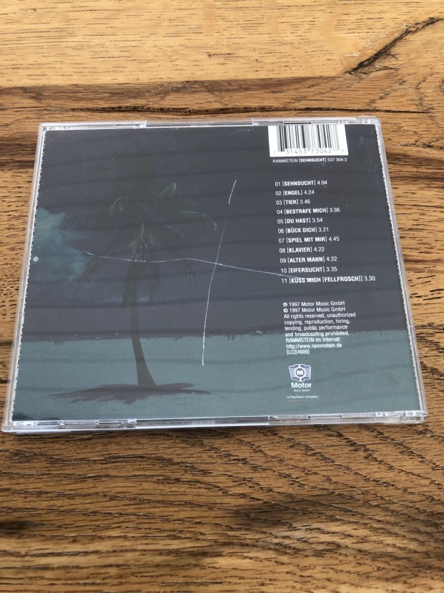 CD: Rammstein - Sehnsucht (1997) – Usato da Embrach venduto da rocky84 2