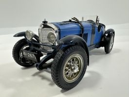 1931 Mercedes-Benz SSKL 1:18, schwarz-blau, BBURAGO 