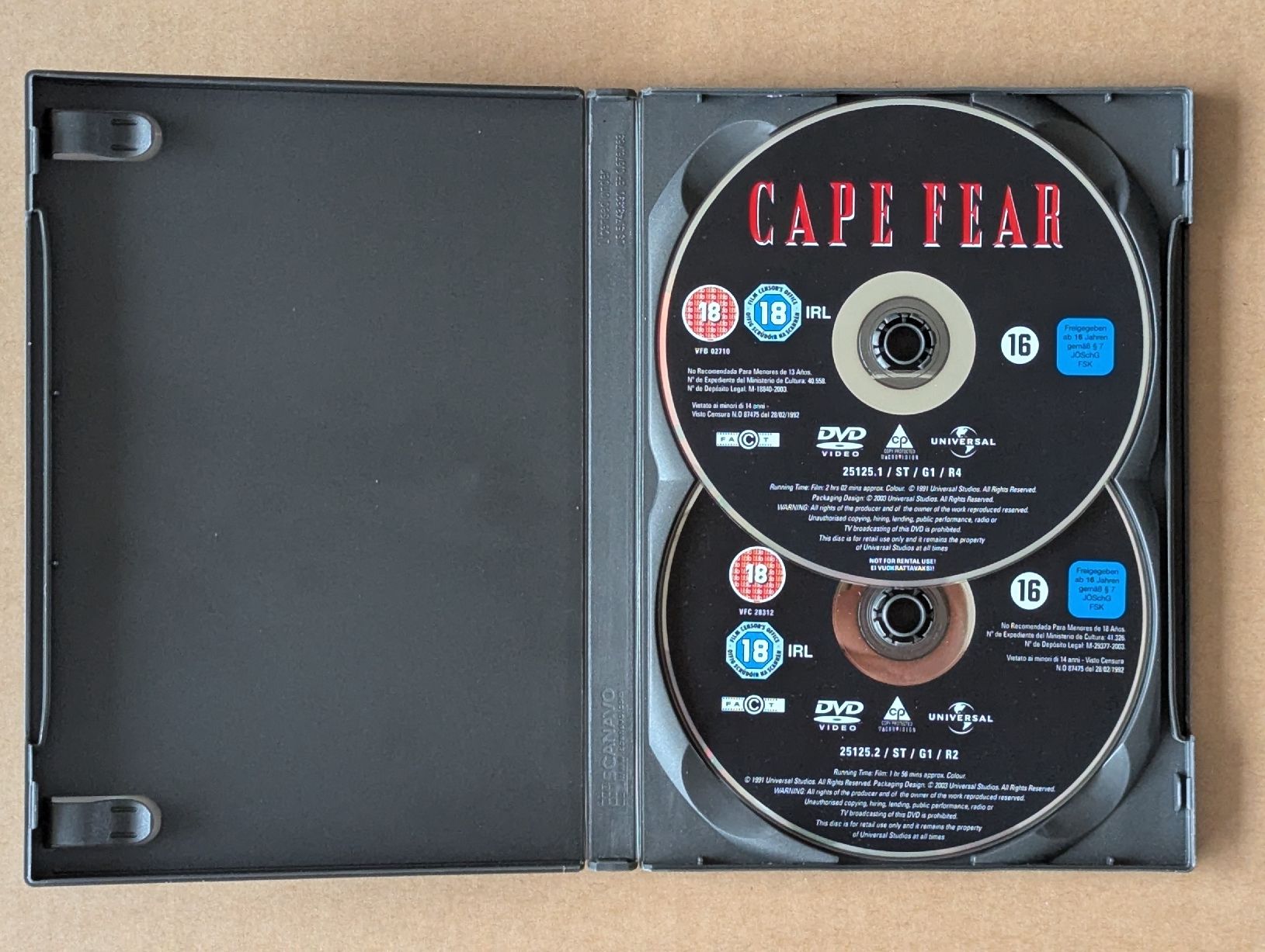 Tous les DVDs: Kap der Angst – D'occasion à Aarau par usmichi 2