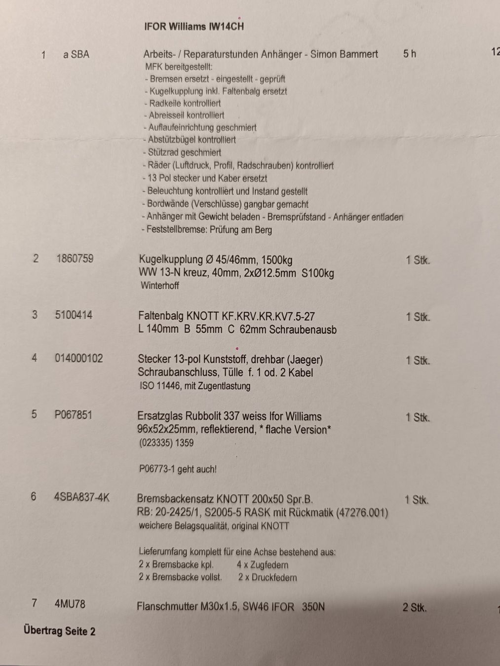 Ifor Rimorchi: Sachentransportanhänger – Usato da Kriessern venduto da Ddi_fj6q 4