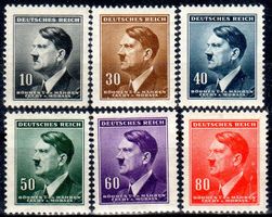1942 BÖHMEN UND MÄHREN 6 MARKEN ** POSTFRISCH ** - AA93