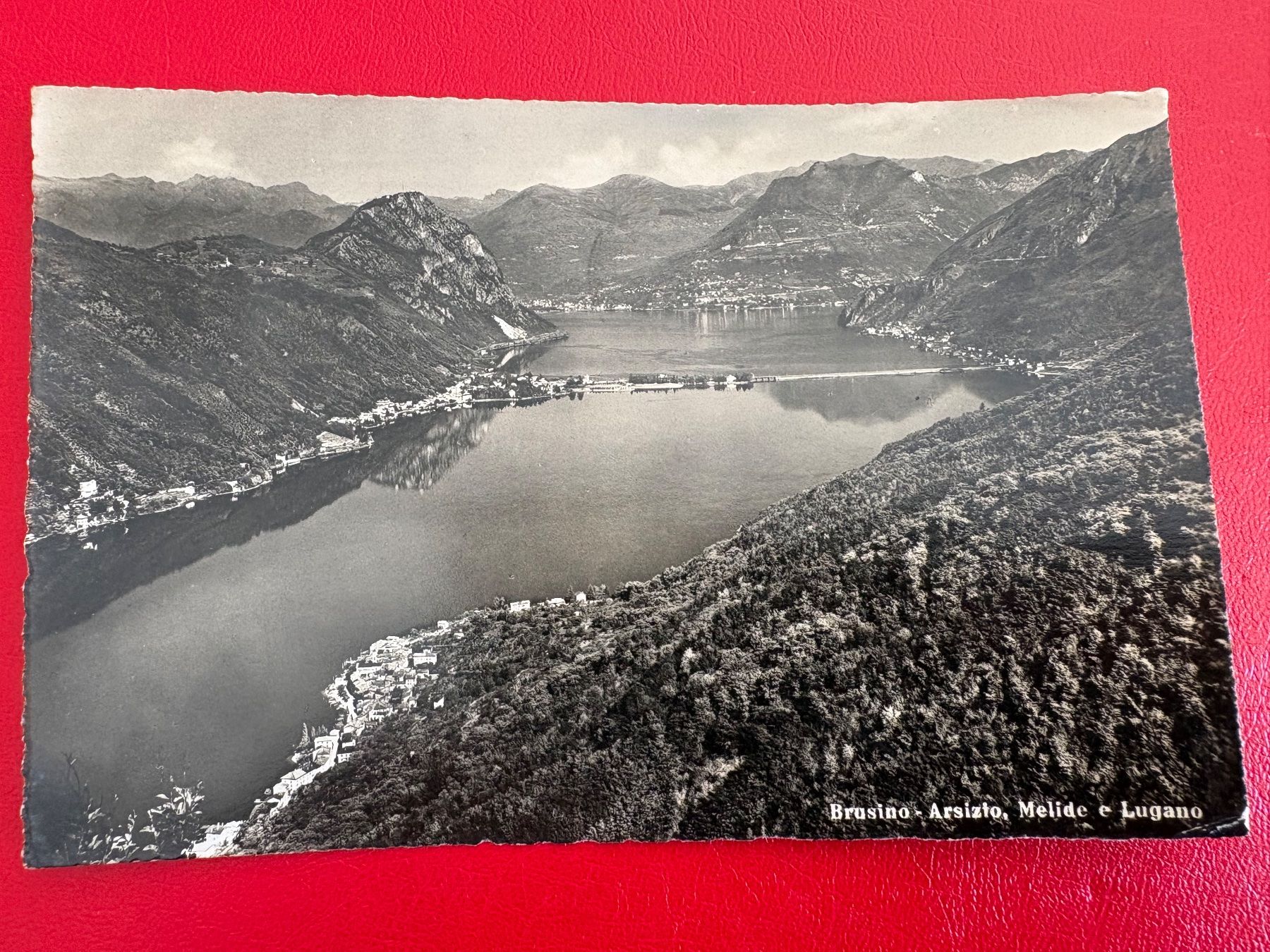 Cartoline postali: Brusino - Arsizio ; Melide e Lugano / Hotelstempel – Usato da St-Légier-La Chiésaz venduto da Theo005