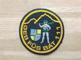 Badge Geb Füs Bat 111 schwarz