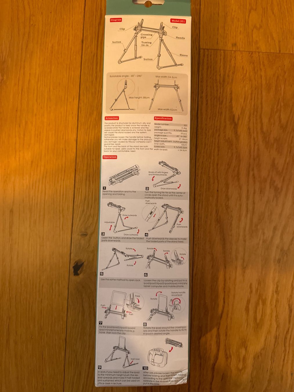 Sonstige Dekorationen & Accessoires: Adjustable Tablet & iPad Stand – Foldable & Portable – Neu und originalverpackt aus Zürich von Keller110 1