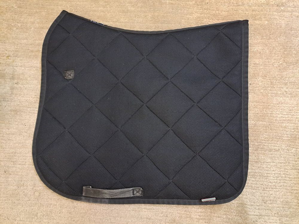 RIDING-WORLD 'Rope' Schabracke Weiß - Reitunterlage Warmblut Mit Mesh-Futter