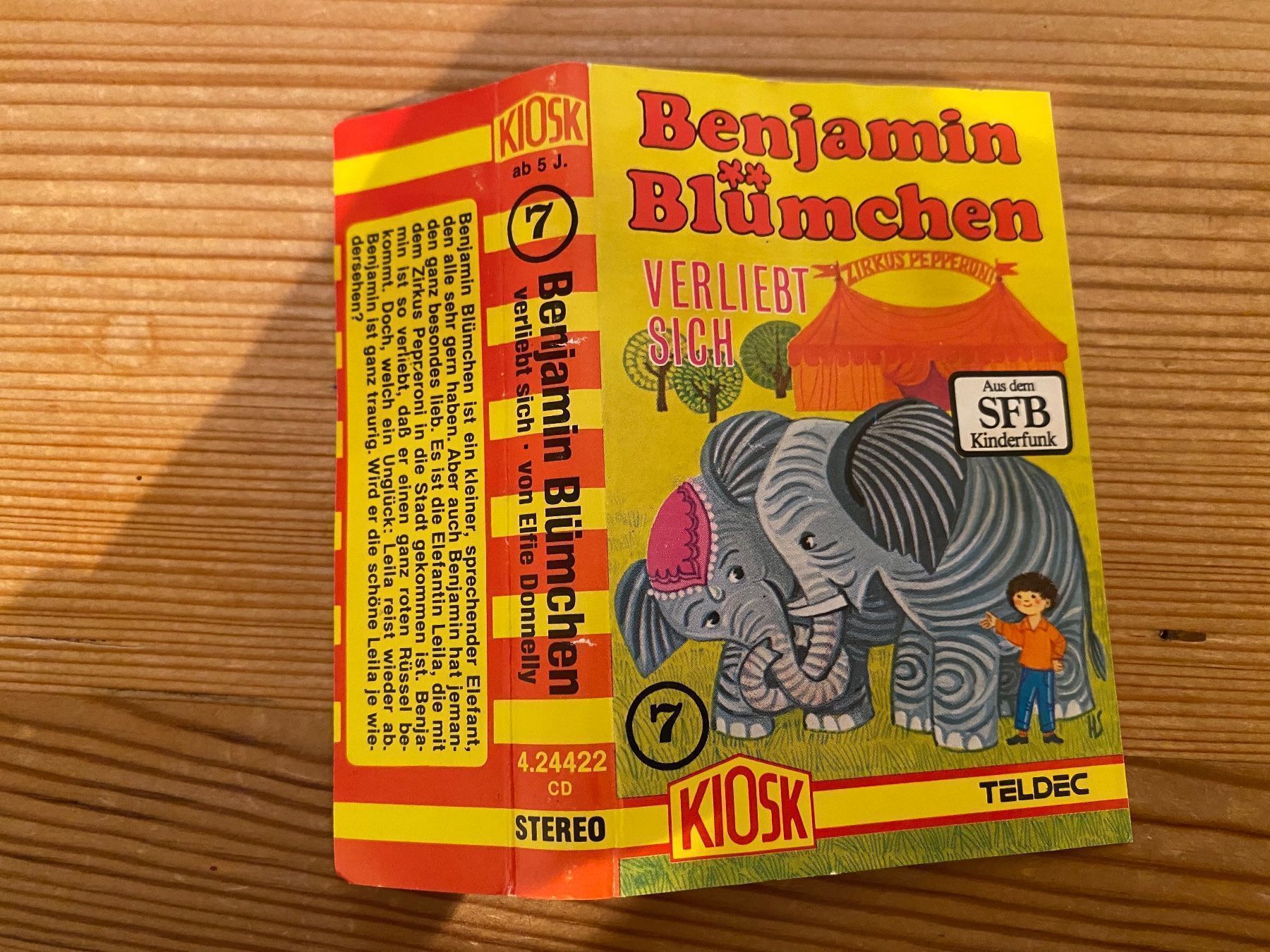 Musicassette: Kassette - Benjamin Blümchen (Folge 7) – Usato da St.Gallen venduto da kingsamas 3