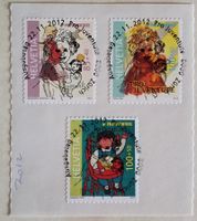 2012 Pro Juventute Satz Ersttag Vollstempel,  auf Folie