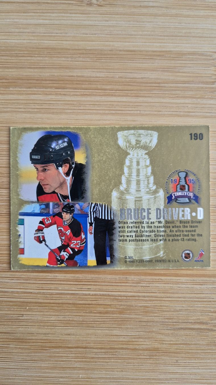 NHL Sammelbilder & Trading cards: NHL New Jersey Devils Bruce Driver – Gebraucht aus Bellach von paedu-1980 1