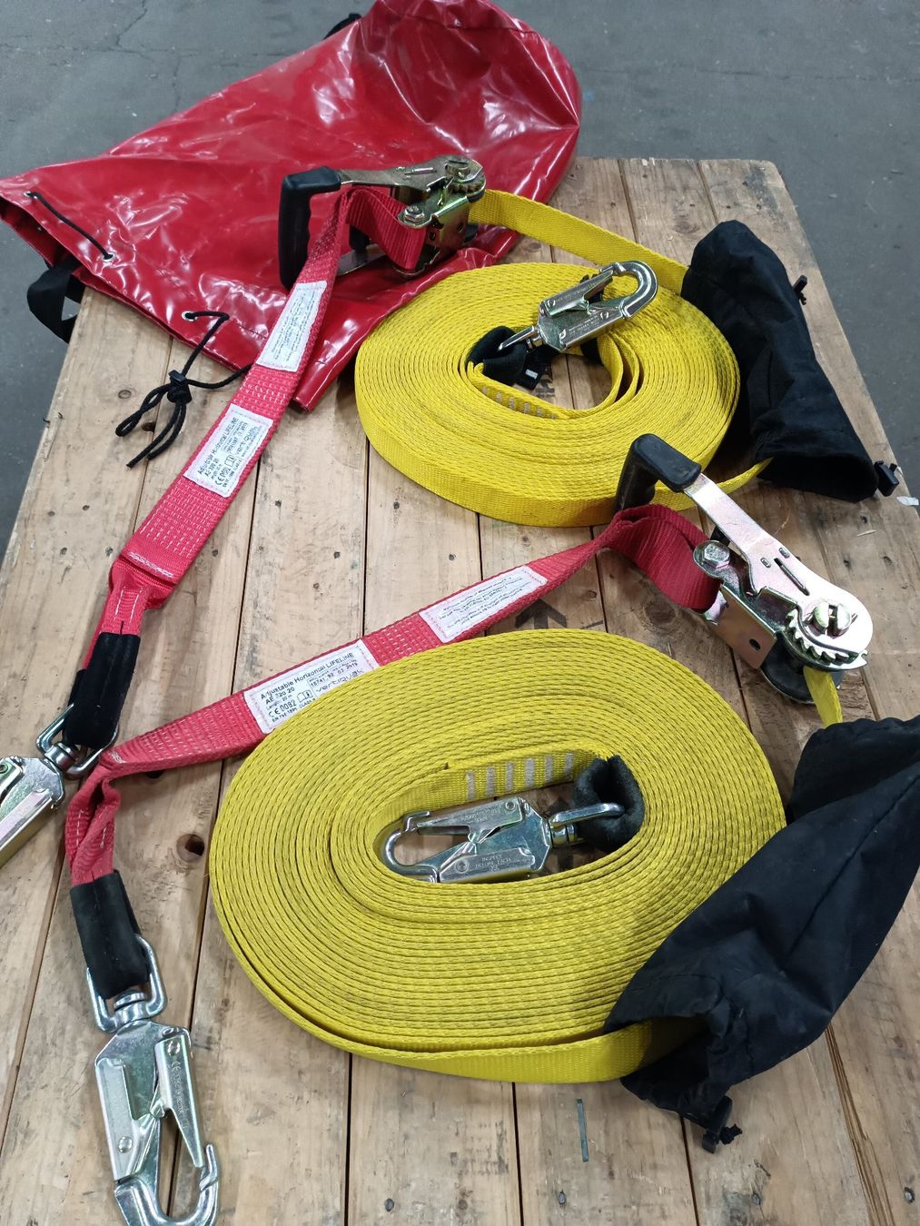 Attrezzatura da arrampicata: Absturz Verstellbare horizontale Rettungsleine – Usato da Arnegg venduto da Funny05 3