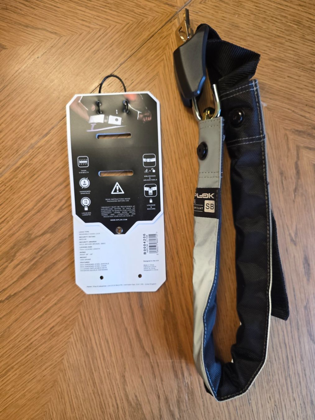 Pezzi di ricambio: Hiplok Lite Superbright Wearable Chain Lock Reflective - Neu – Nuovo (secondo la descrizione) da Escholzmatt venduto da Swissman67 1
