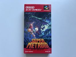 Super Metroid Nintendo Super Famicom SNES Spiel OVP