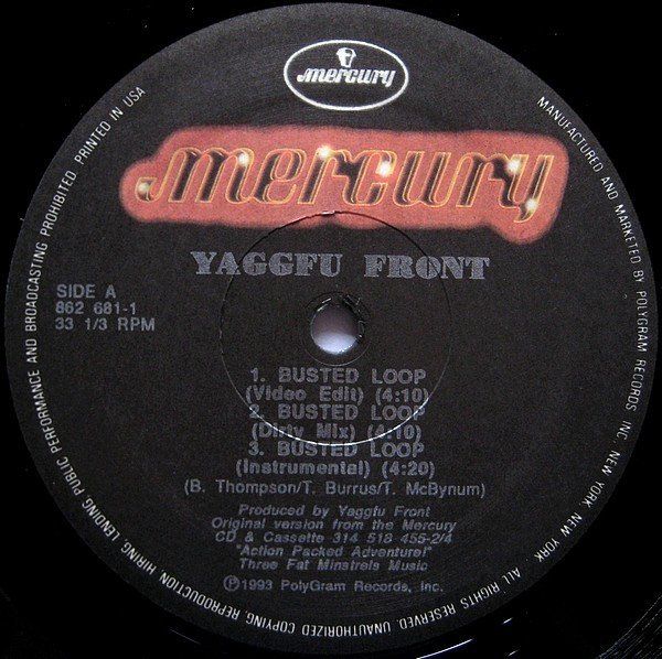 Schallplatten: Yaggfu Front ‎– Busted Loop (12") – Gebraucht aus Genève von jim.k 2