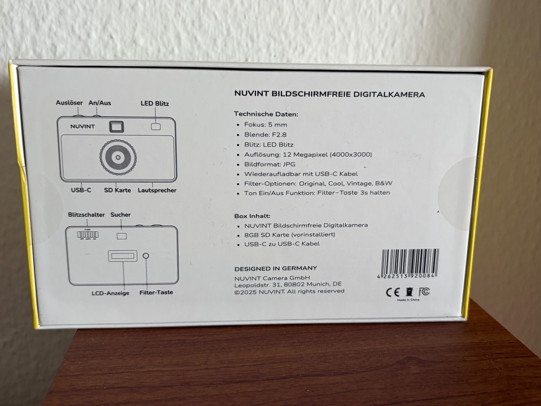 Kamera: Nuvint Digitalkamera neu – Neu und originalverpackt aus Meilen von Sura18 6