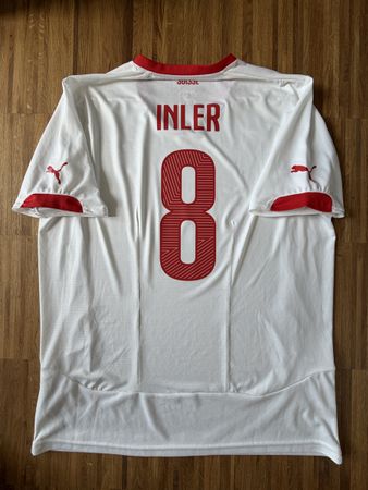 Original Inler Schweiz Nationalmannschaft 2014 Trikot XXL