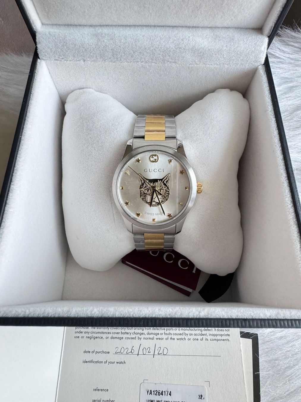 Gucci Orologi: Gucci Uhr  Neu und originalverpackt – Nuovo e nell'imballaggio originale da Grossdietwil venduto da RSW032