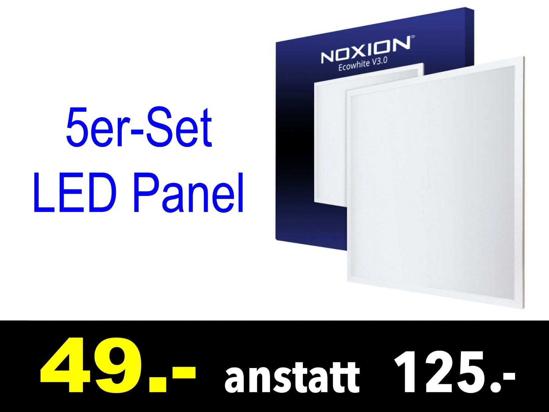 Lampadari & plafoniere: 🔴  5x LED Panel NOXION V3.0 62x62cm /858A – Nuovo e nell'imballaggio originale da Zürich venduto da LUIS-B