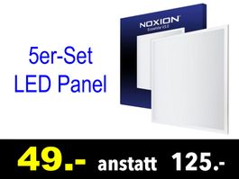 🔴  5x LED Panel NOXION V3.0 62x62cm /858A