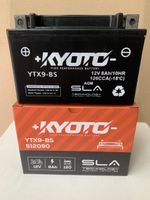YTX9-BS = Kyoto GTX9-BS* GEL-Motorradbatterie NEU