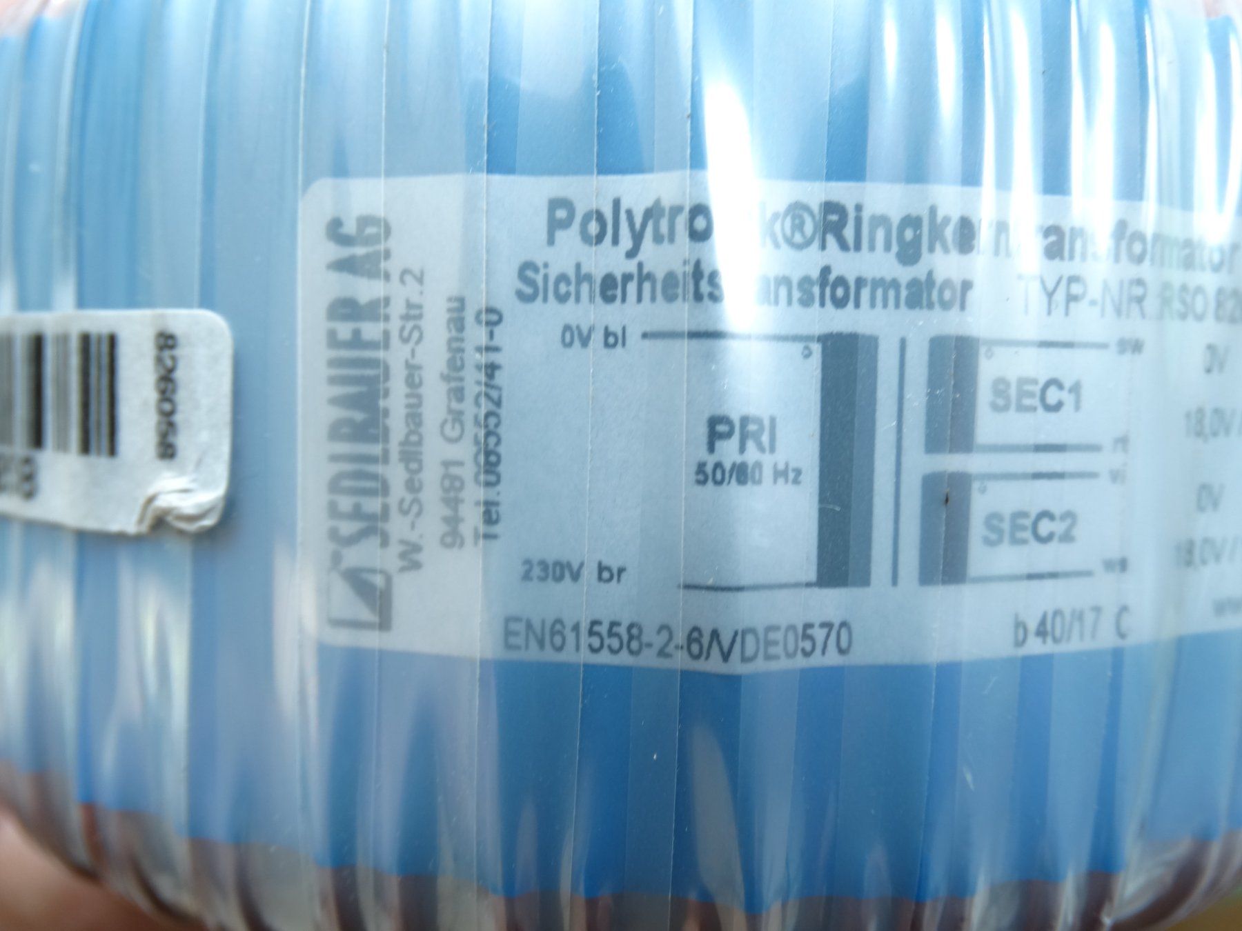 Elektronikbauteile: Ringkerntrafo – Gebraucht aus Lengnau AG von Oskarhuus 1