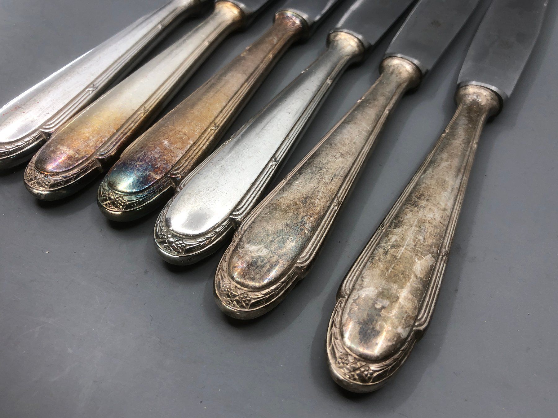 WMF Posate: 6 Tafelmesser versilbert WMF – Usato da Basel venduto da Tiabeanie 3