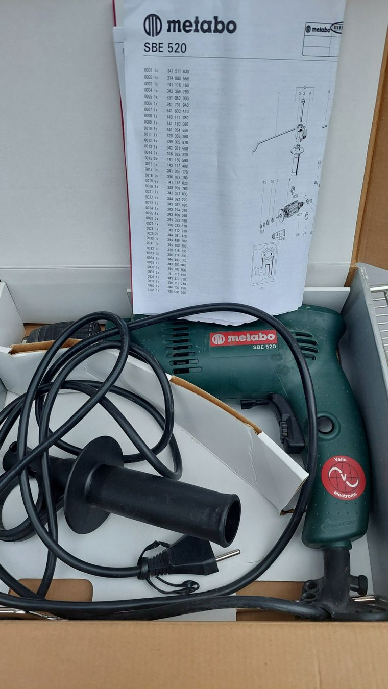 Metabo Trapani: Metabo Bohrmaschine   SBE 520 mit Schnellspanfutter – Nuovo (secondo la descrizione) da Zürich venduto da Frico1 4