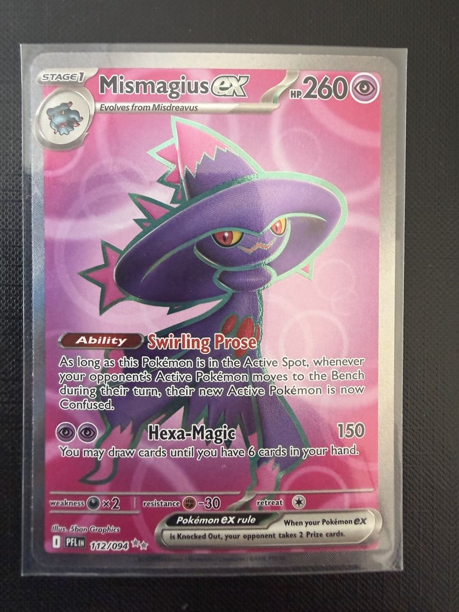 Pokémon Sammelbilder & Trading cards: Mismagius ex #112 PFL EN  – Neu (gemäss Beschreibung) aus Savigny von Matgab94