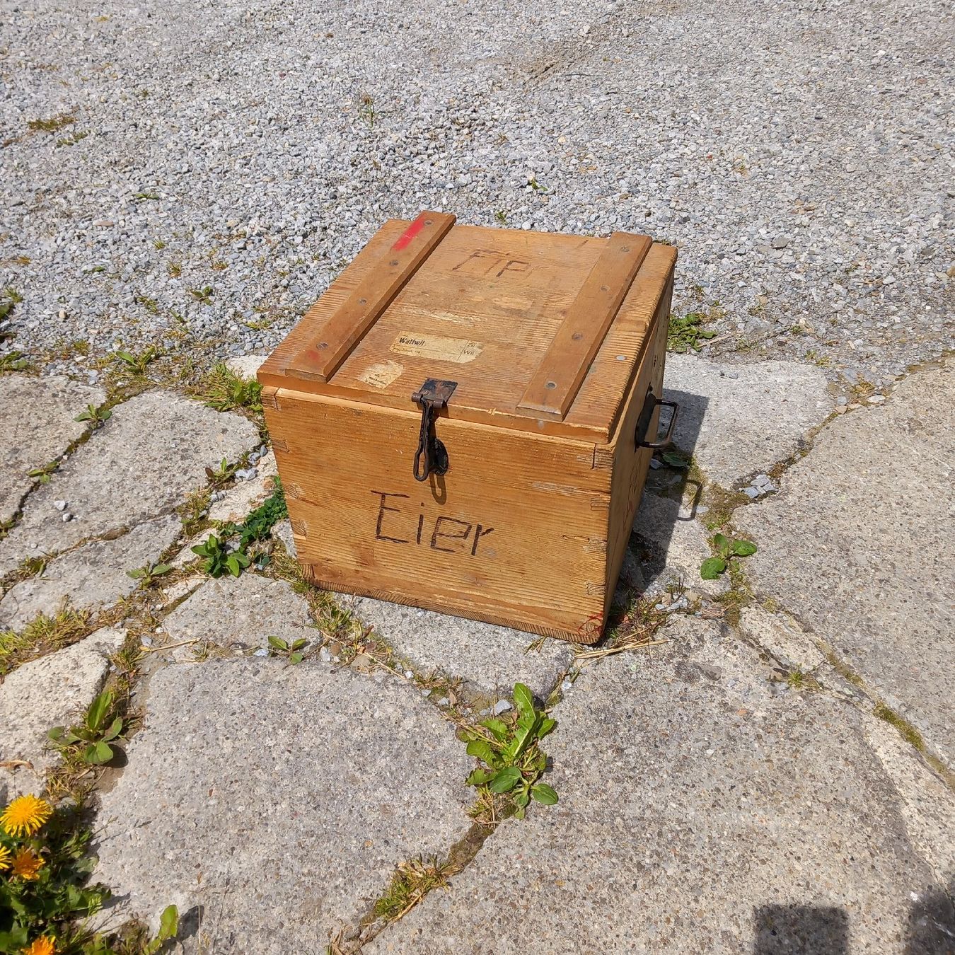 Casse di trasporto: Vintage Eierkiste aus Holz – Usato da Ebnat-Kappel venduto da blazzi