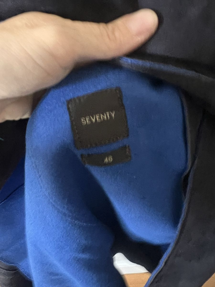 Cappotti: Ledermantel Seventy, Gr. 40 , blau – Usato da Solothurn venduto da Brini06 3