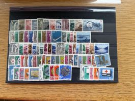 Steckkarte mit Pro Patria Sätze 1947-63 Postfrisch 