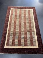 Braun gestreifter Orietteppich, 134 x 197