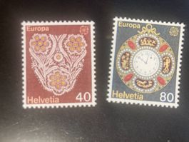 Schweiz 1976 Satz Europa CEPT postfrisch