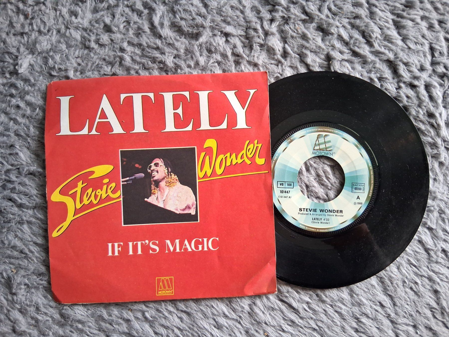 Dischi in vinile: STEVIE WONDER     LATELY    7NER SINGLE – Usato da Wetzikon ZH venduto da Ramones01