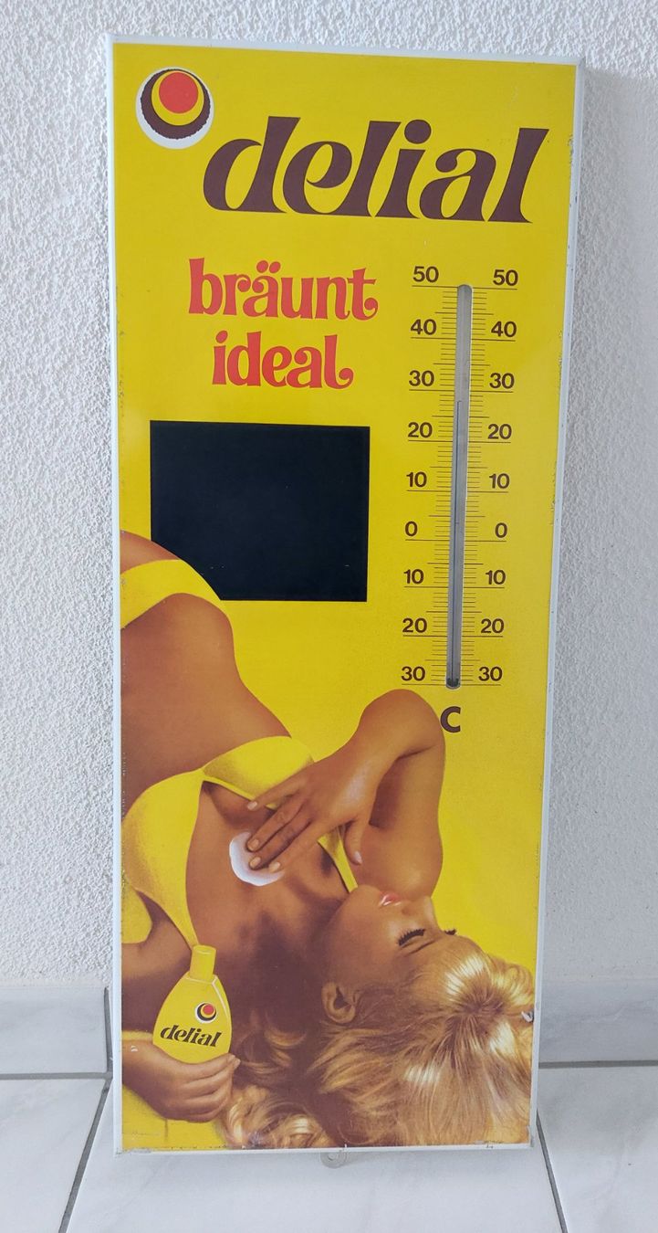 Persil Insegne: Blechschild Delial Thermometer – Usato da Schenkon venduto da Elbarto007