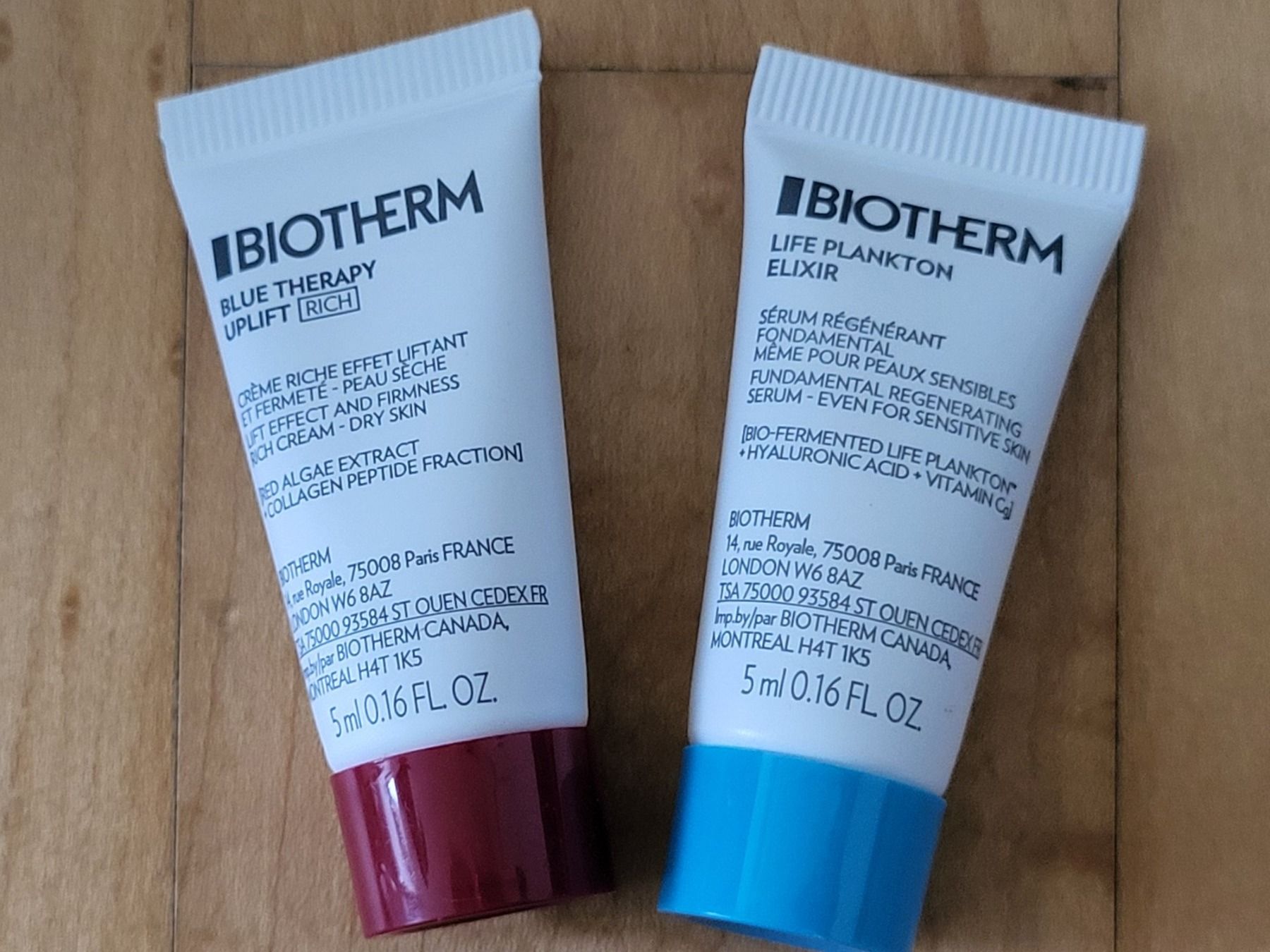 Biotherm Cura del viso: Biotherm Set Blue Therapy Uplift + Life Plankton Elixir 10ml – Nuovo e nell'imballaggio originale da Nänikon venduto da Skin-Beauty