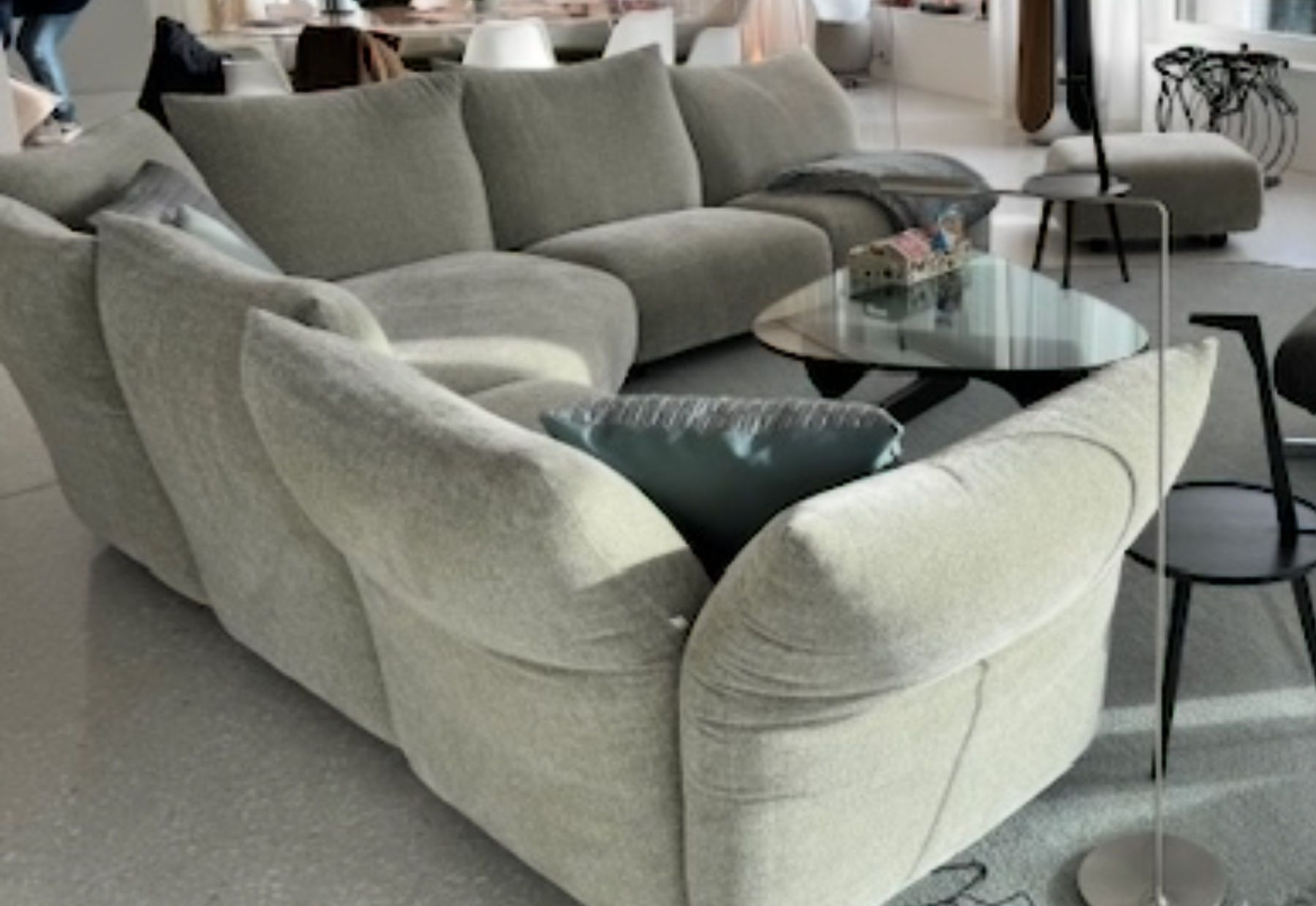 Edra Divani: Edra Eck-Sofa von Francesco Binfare mit Hocker – Nuovo (secondo la descrizione) da Zürich venduto da zuerich1954 1