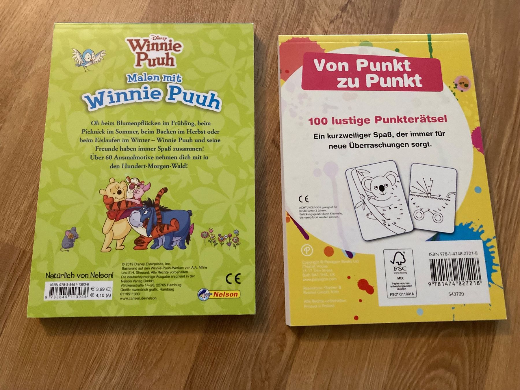 Bastelsets: Malen nach Zahlen und Winnie Pooh Malblock – Neu (gemäss Beschreibung) aus Emmenbrücke von JJ_89 1
