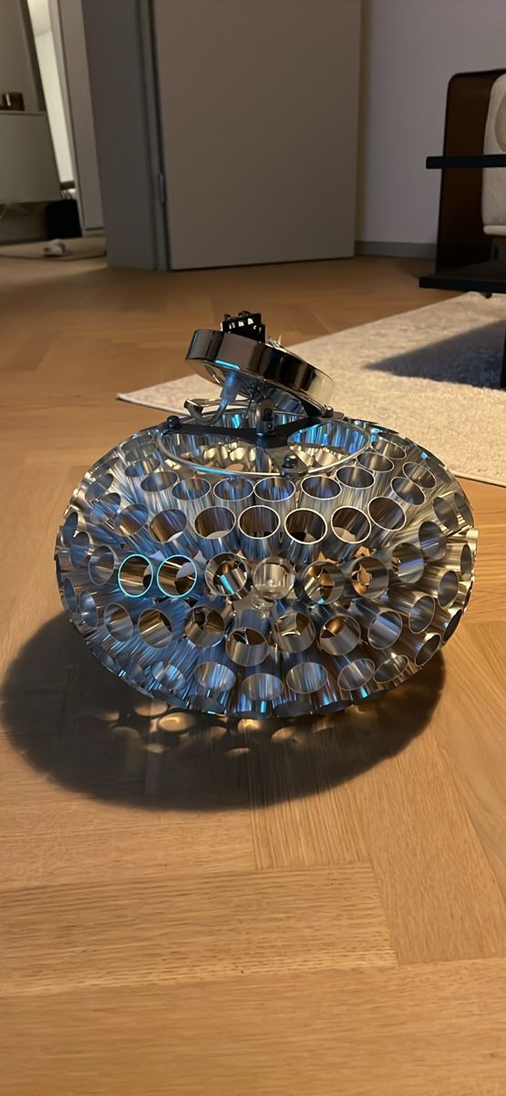 Kronleuchter & Deckenlampen: Hängeleuchte Metall oval – Gebraucht aus Zürich von nat_f 2