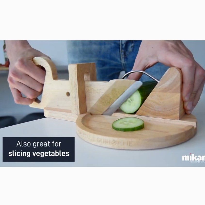 Elettrodomestici da cucina: Wurst-Guillotine mit doppelschneidiger Edelstahlklinge – Nuovo e nell'imballaggio originale da Weisslingen venduto da holz-spielen.ch 7