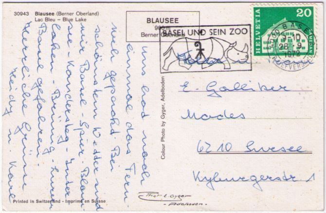 Cartes postales: Kandergrund - Blausee – D'occasion à Binningen par Mountainrider 1
