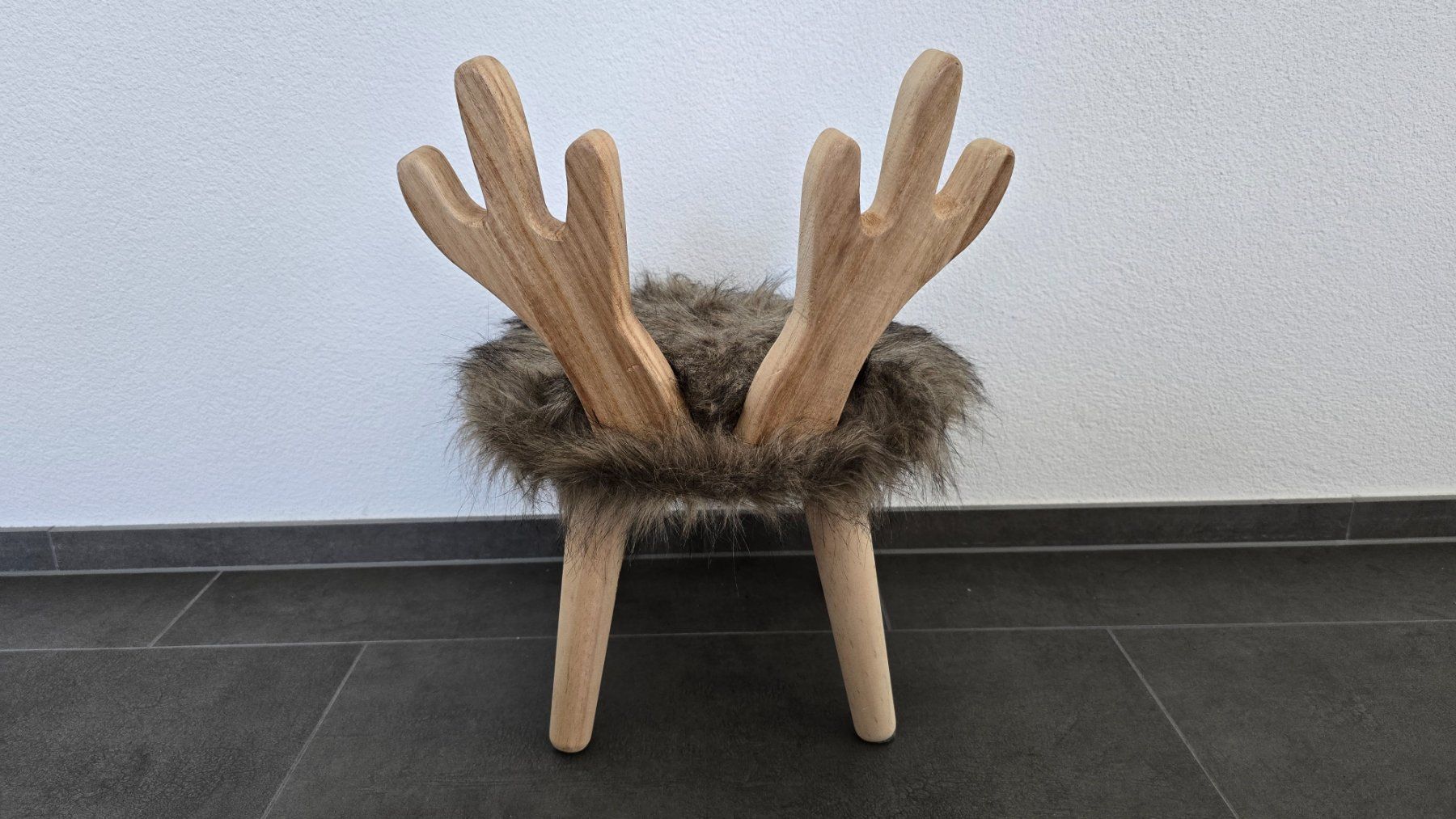 Sgabelli: Elchhocker, Kindersitz, Dekoration Herbst/Winterzeit – Usato da Sattel venduto da Saj3s 3