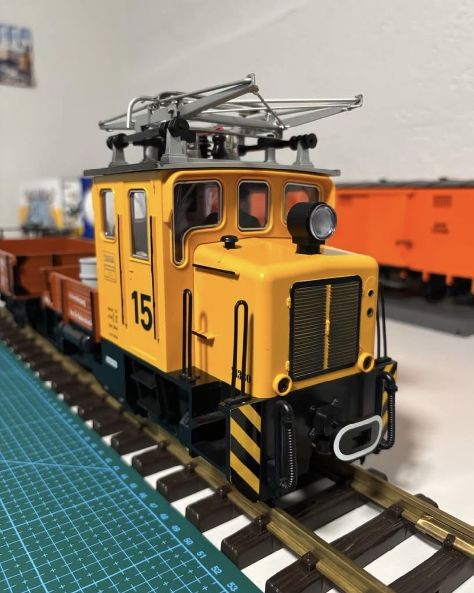 LGB Modellini di ferrovie: LGB 21330 Rottenlok – Usato da Langendorf venduto da Blechfahrzeuge