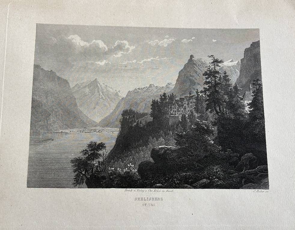 Incisioni: alter Stich von Seelisberg/Uri – Usato da Altdorf UR venduto da Muheim60