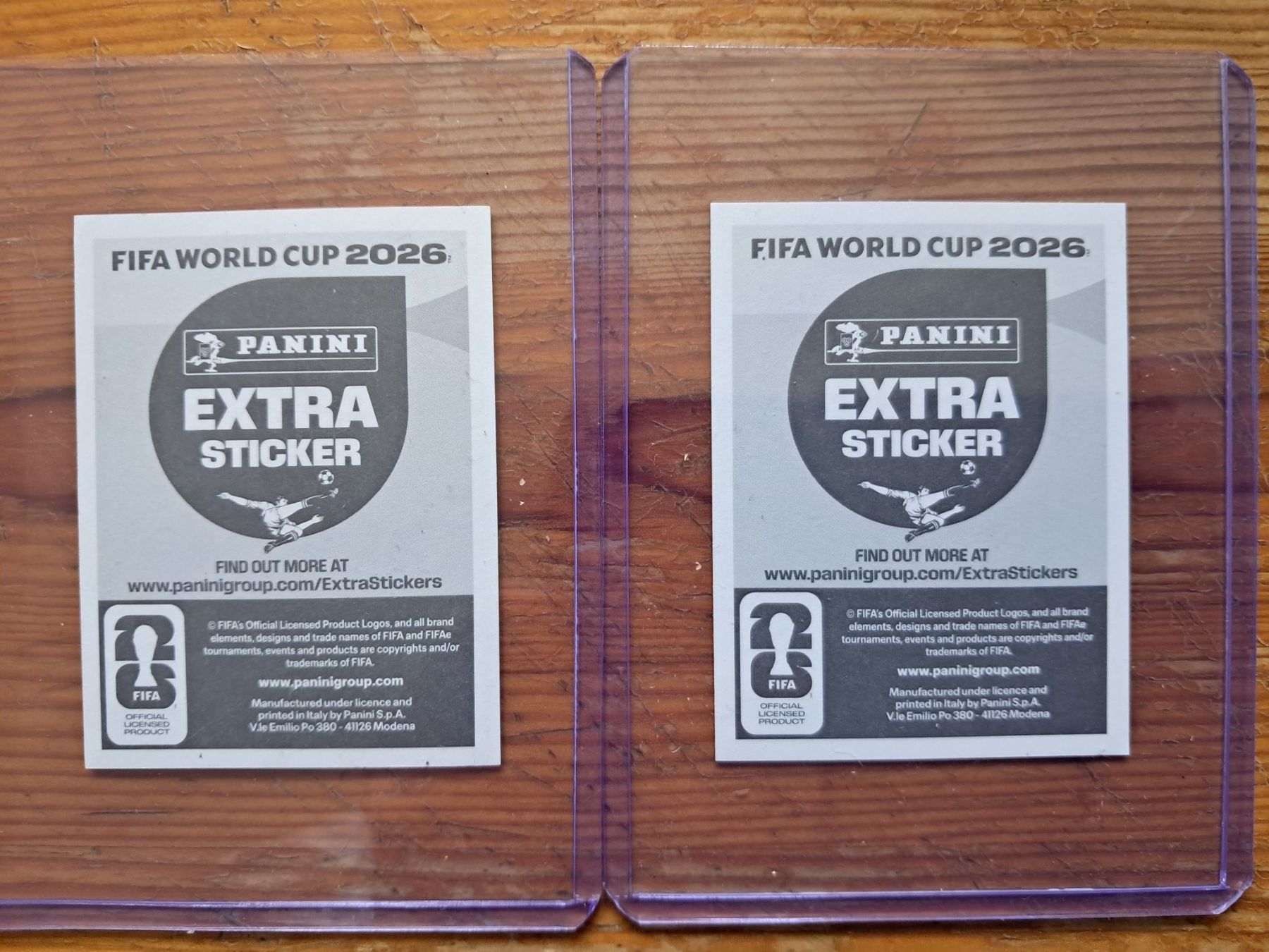 Panini Sammelbilder & Trading cards: Modrić und Salah Panini 2026 Extra Sticker – Neu (gemäss Beschreibung) aus Zürich von kuni 3
