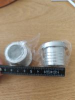 2x Bouchons obturateurs aluminium pour durite neufs 32mm