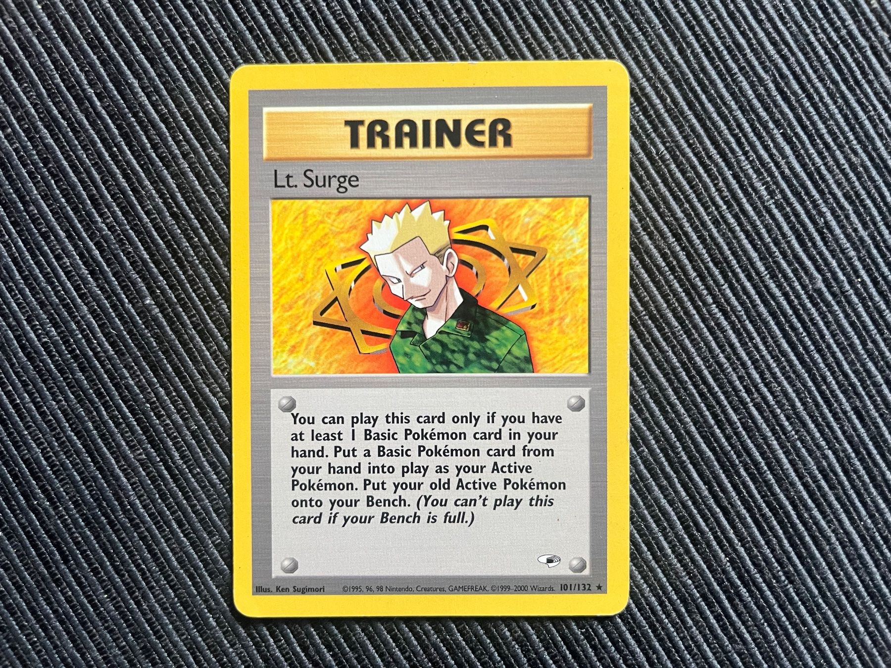 Pokémon Carte collezionabili: Pokemon Lt. Surgr Non Holo Gym Challenge – Usato da Wabern venduto da Collectfun