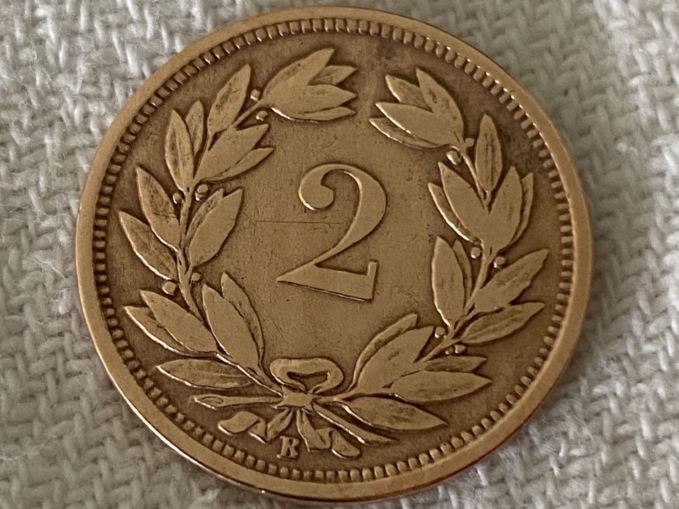 Tutti le monete: 2 centimes/rappen 1879 – Usato da Nyon venduto da Ilmi09 1